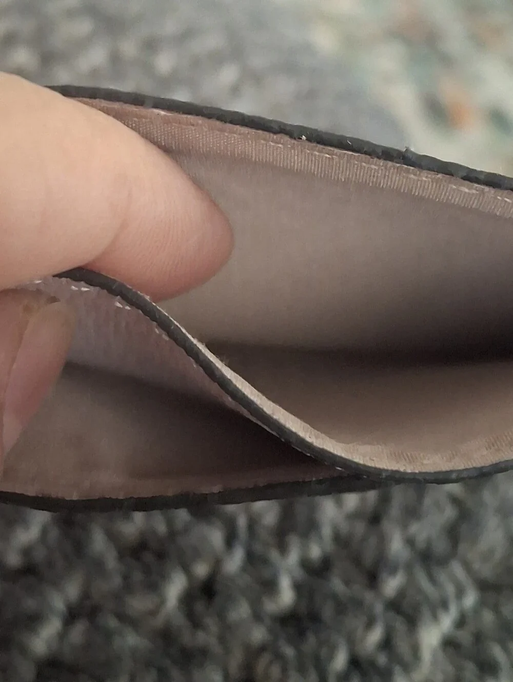 Nine West Blush Pink Leather Card Holder